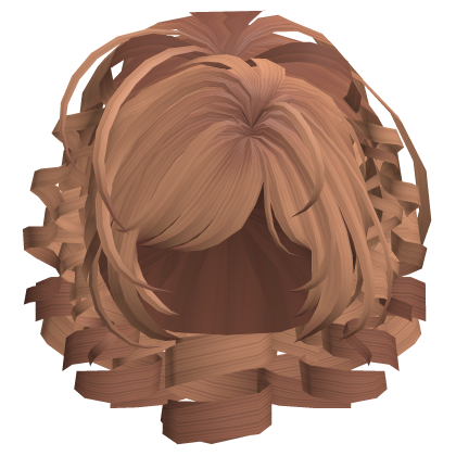 Curly Gyaru Hair Agejo Brown Colour Roblox item