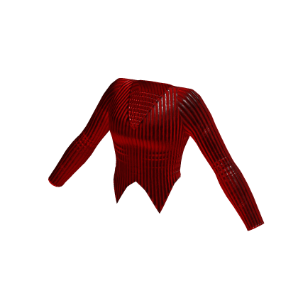 Triangle Hem Top (Ruby Red Chrome)
