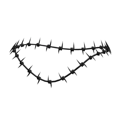 Black Barbed Wire Necklace
