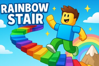 🌈🎮 Rainbow Stair 🏔️✨