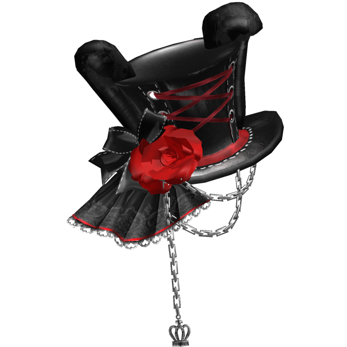 manas wonderland マナ様 egl gothic tophat black&red