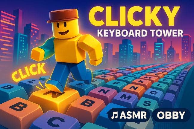 Clicky Keyboard Tower screenshot 2