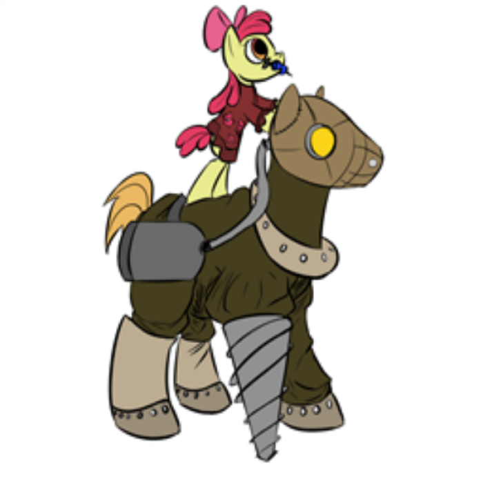 Applebloom and her big daddy Roblox decal
