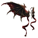 Mourning Ballet Wings (Emperor Red Gold)