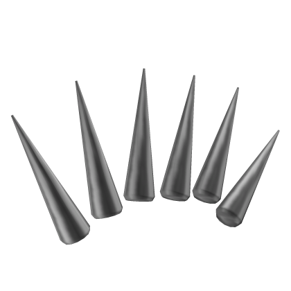 Silver Spike Mohawk Roblox item