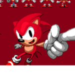 RED SONIC THE HOG FAN CLUB