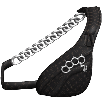 LV Black Knuckles Designer Sling Bag Roblox item