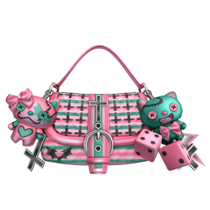 Decora Lolita Kawai Harajuku Bag W/ Cute Keychains Roblox item