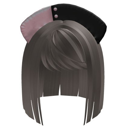 Kawaii Gothic Emo Moe Nurse Hair + Headpiece  Roblox item