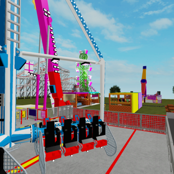 Uma montanha-russa com muitas manobras legais!!