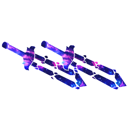 Galaxy Dual Shard Swords Roblox item