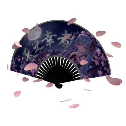 [夜櫻]天之幸者 巨大扇子花瓣光環