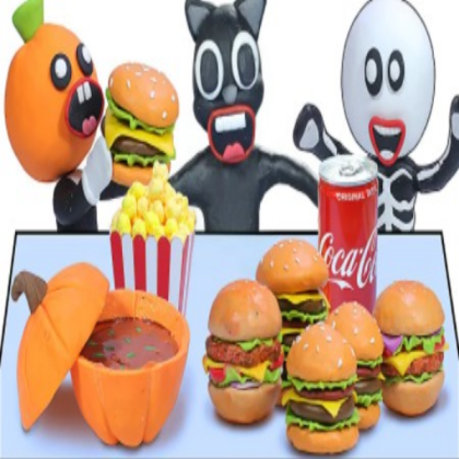 SKILLET AND PUMP VS CARTOON CAT MUKBANG CHALLENGE Roblox decal