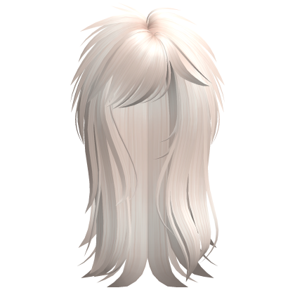 Scene Vkei Fluffy Long Hair (Beige) Roblox item