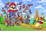 Mario Fan Group And Sonic Fan Group