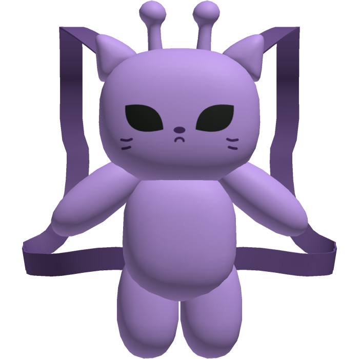 Purple Alien Cat Plushie [3.0]