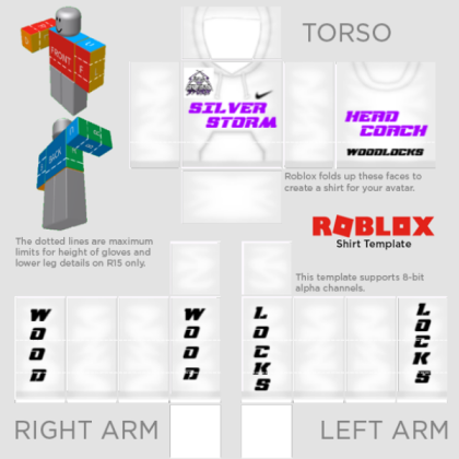 Finished head coach hoodie I USED THE TEMPLATE Roblox decal