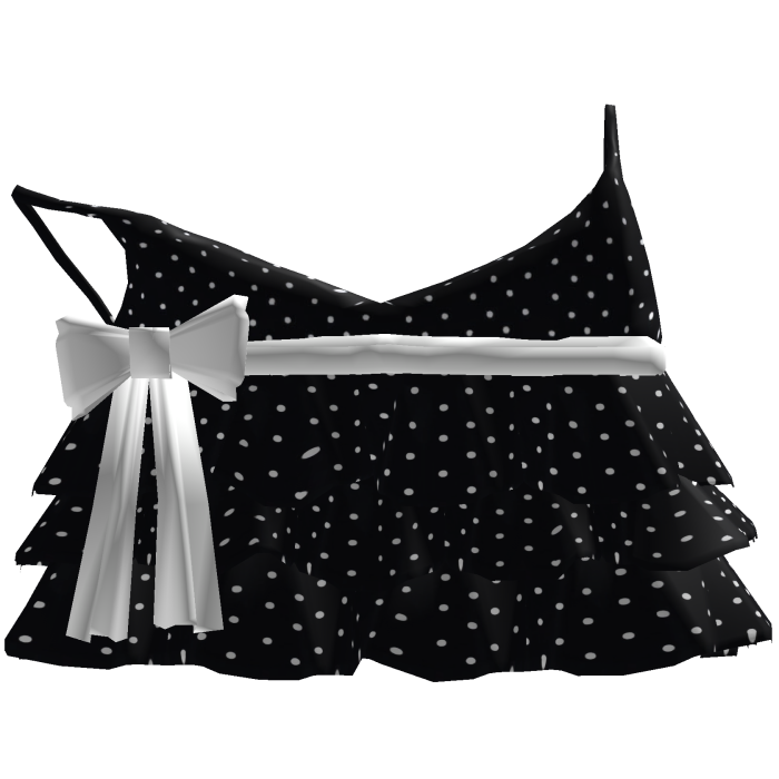 black & white summer ruffled kawaii cute tank top