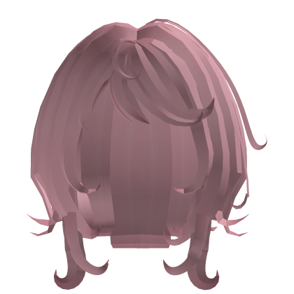 swirly short cute bob jellyfish hair pink