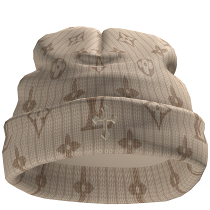 Chrome Cross LV Worn Beanie