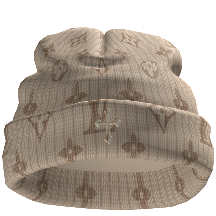 Chrome Cross LV Worn Beanie