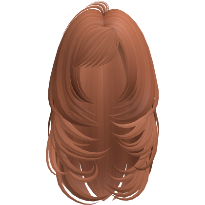 Long Butterfly Layered Hair (Ginger) Roblox item