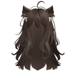 Cute Cat Ears Hairstyle(Brown)