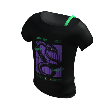 tanktop snake anime graphic t shirt thumbnail