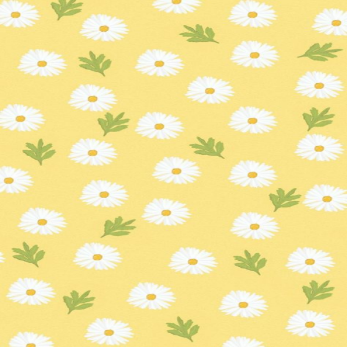 Yellow Background with Flowers Roblox decal