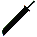 Rainbow Cartoony Sword