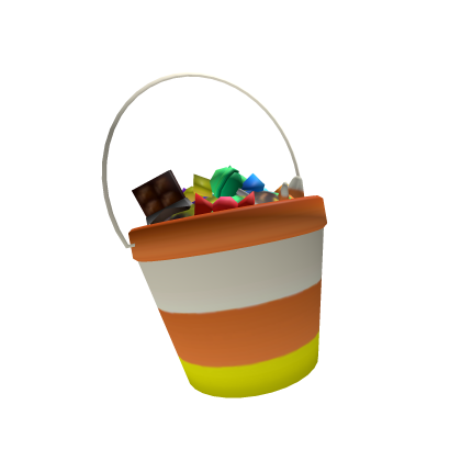 [R] Candy Corn Halloween Bucket