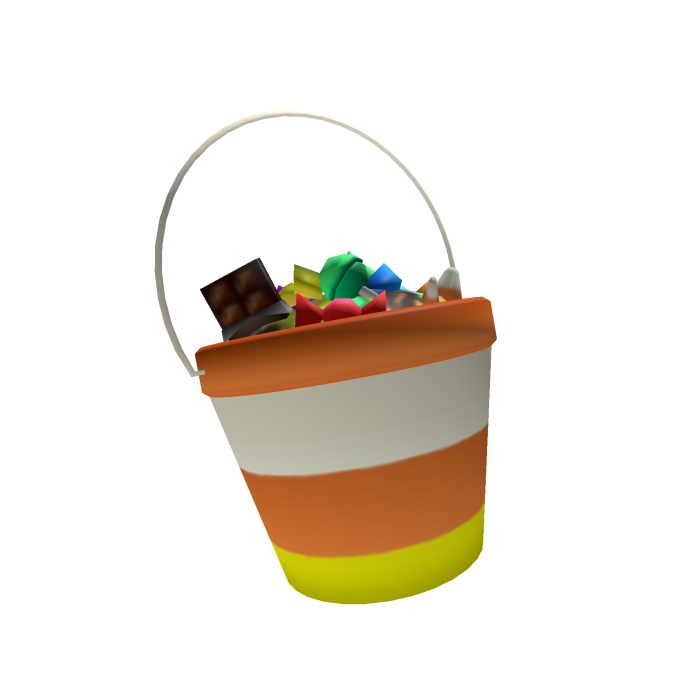 [R] Candy Corn Halloween Bucket