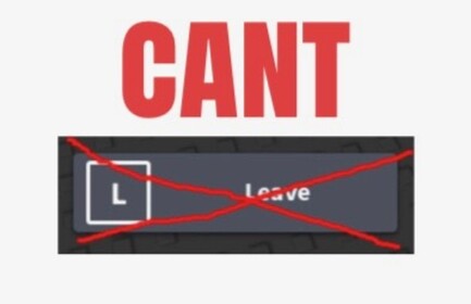 You Can’t Leave