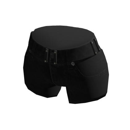 Simple Black Goth Shorts thumbnail