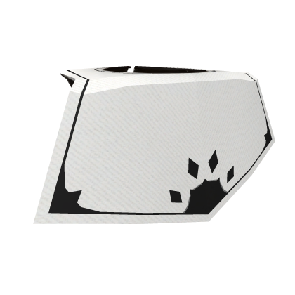 White and Black Short Cape Roblox item