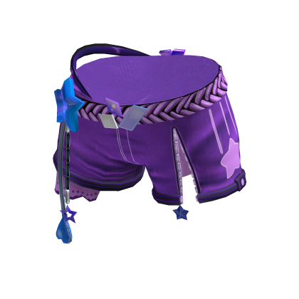 Punk Shorts w/ Stars & Hearts Charms Violet thumbnail