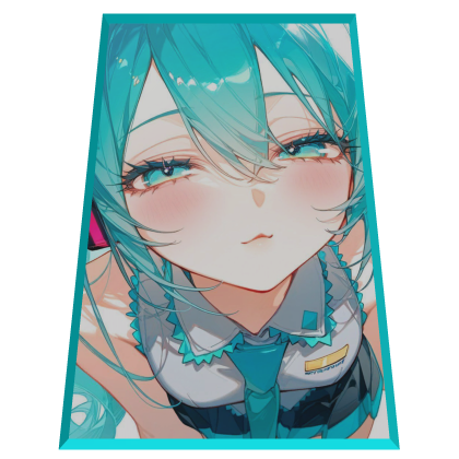 Miku Cute Anime Girl Cape