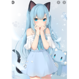 blue kitty obby