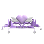 Over sized purple crown