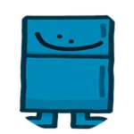 Blue Fridge