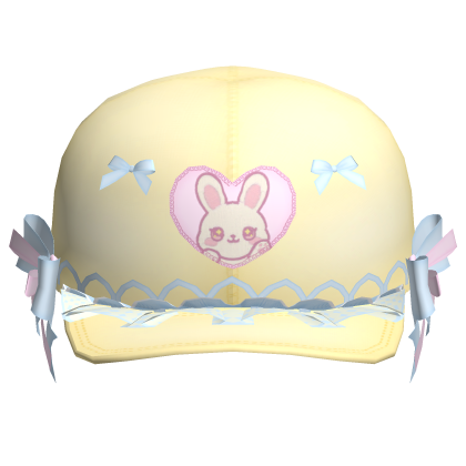 yellow cutie whimsy mezzo bunny cap