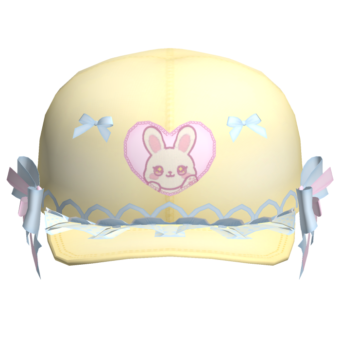 yellow cutie whimsy mezzo bunny cap