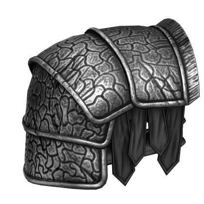 Silver Spartan Pauldron - Right Roblox item