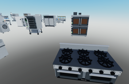 Commercial Kitchen Megapack | 40 Detailed Models preview 2