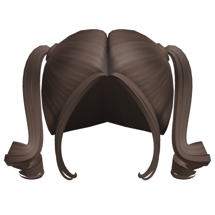 -',ৎ Curly Glam Pigtails in Light Brown