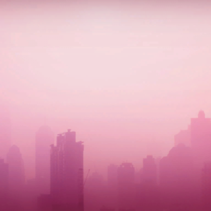 City skyline silhouette