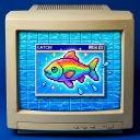 [💾] FISH OS - RETRO COMPUTER FISHING