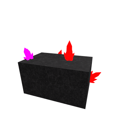 Stone (Amethyst ore, ruby crystal)