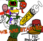 the starved group