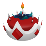 Red Velvet Birthday Cake Crown